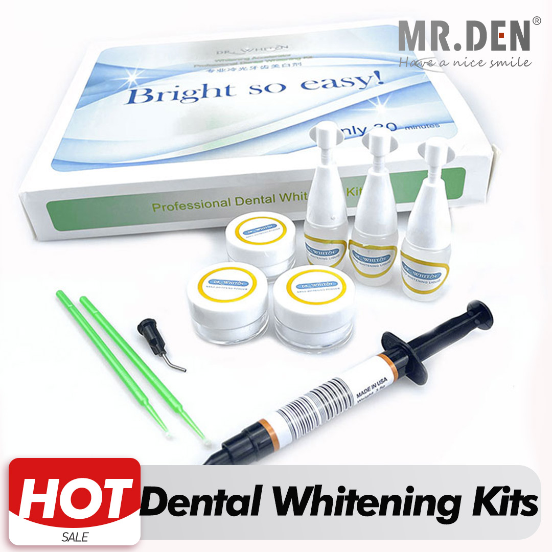 Teeth Whitening Bleaching Kit - Лидер продаж, нано-отбеливающий порошок холодного света,