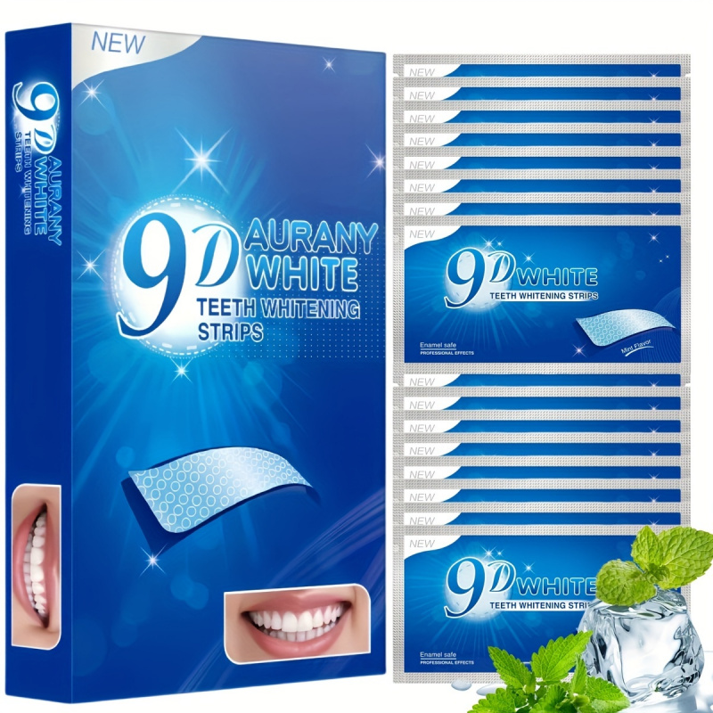 Teeth Whitening Diy - 21 пара 9D белых полосок для