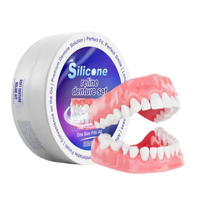 Teeth Whitening For Braces - Силиконовый набор протезов, подходит для временных