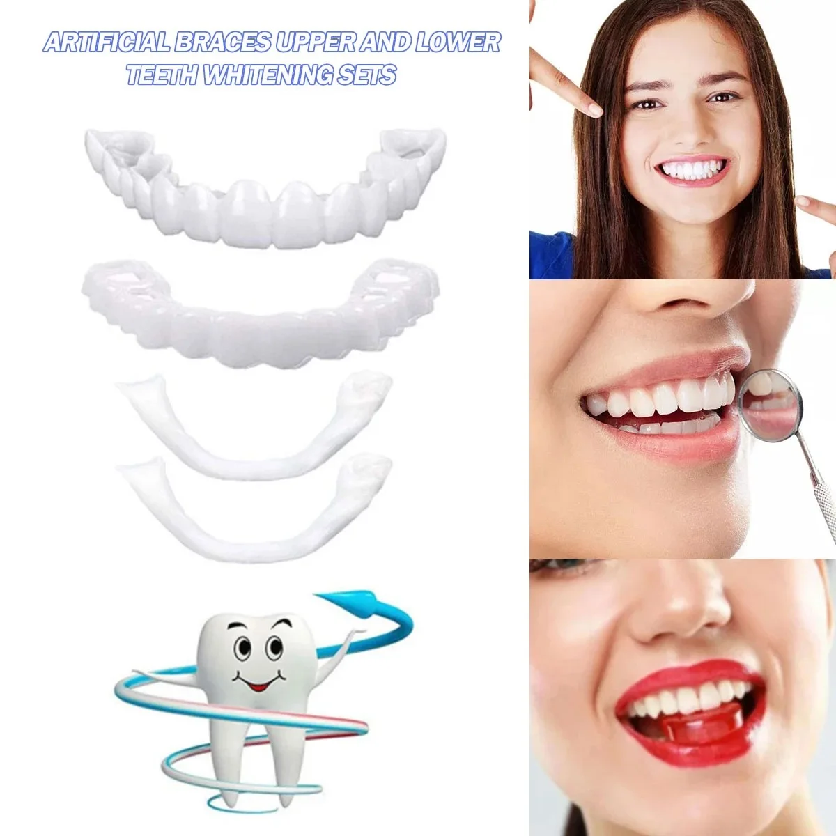 Teeth Whitening For Braces - Виниры для отбеливания зубов, временные накладные