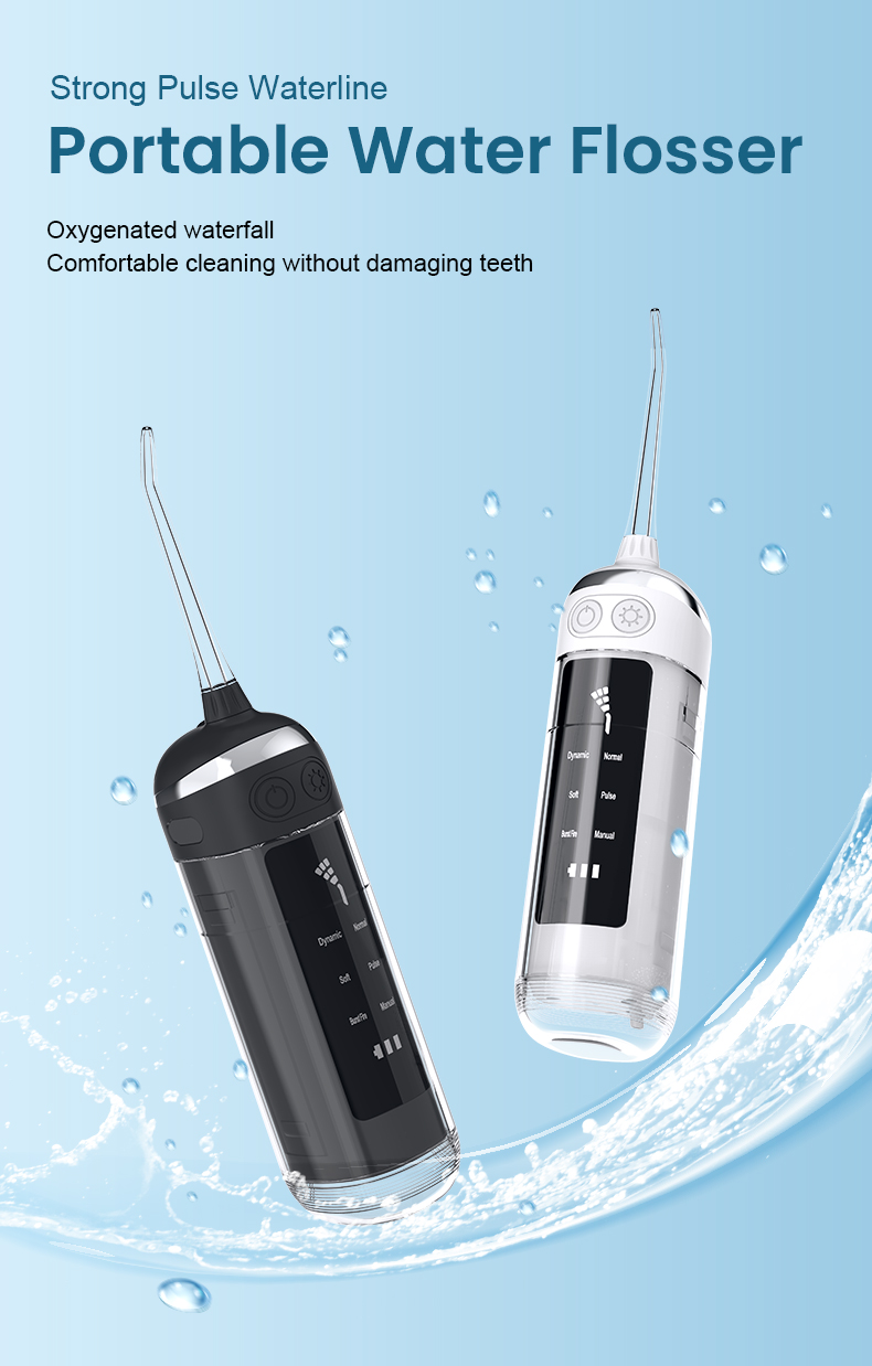 Water Flosser Cordless - Мини-портативный ирригатор для полости рта, 6