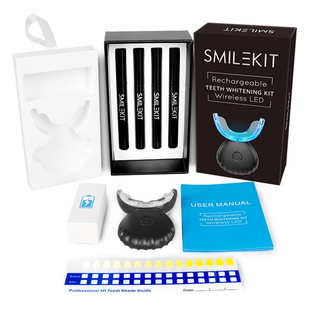 Teeth Whitening Bleaching Kit - Набор для отбеливания зубов, мини 16