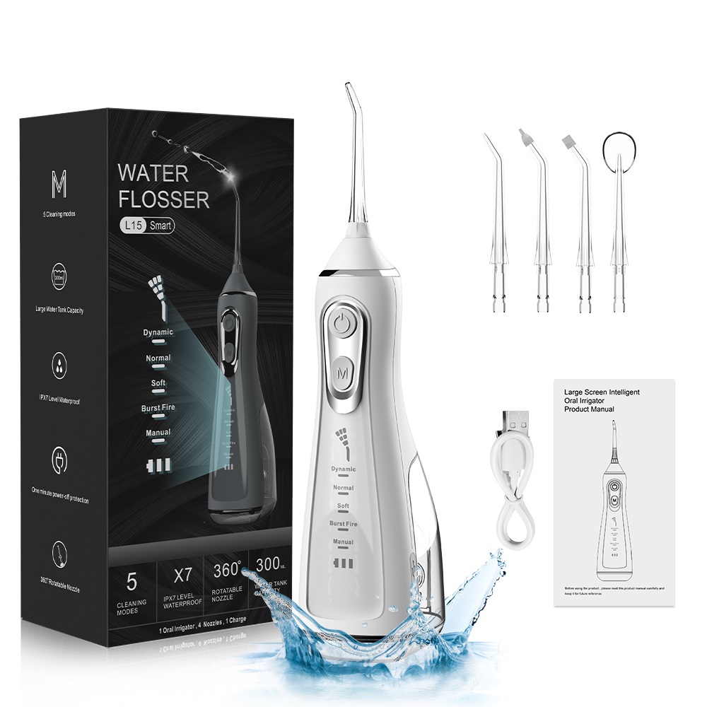 Water Flosser Cordless - Портативный стоматологический ирригатор для полости рта,