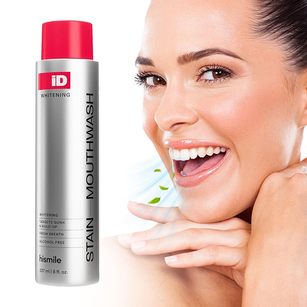 Teeth Whitening And Stain Removal - Ополаскиватель для рта Hismile iD без