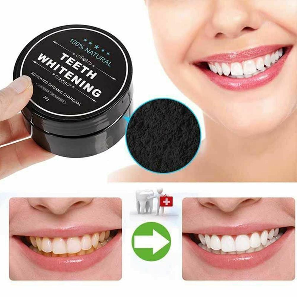 Teeth Whitening Activated Organic Charcoal - Активированный органический угольный порошок для полировки