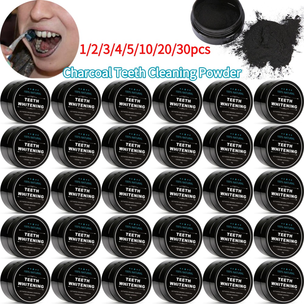 Teeth Whitening Activated Organic Charcoal - Порошок для отбеливания зубов, натуральный органический