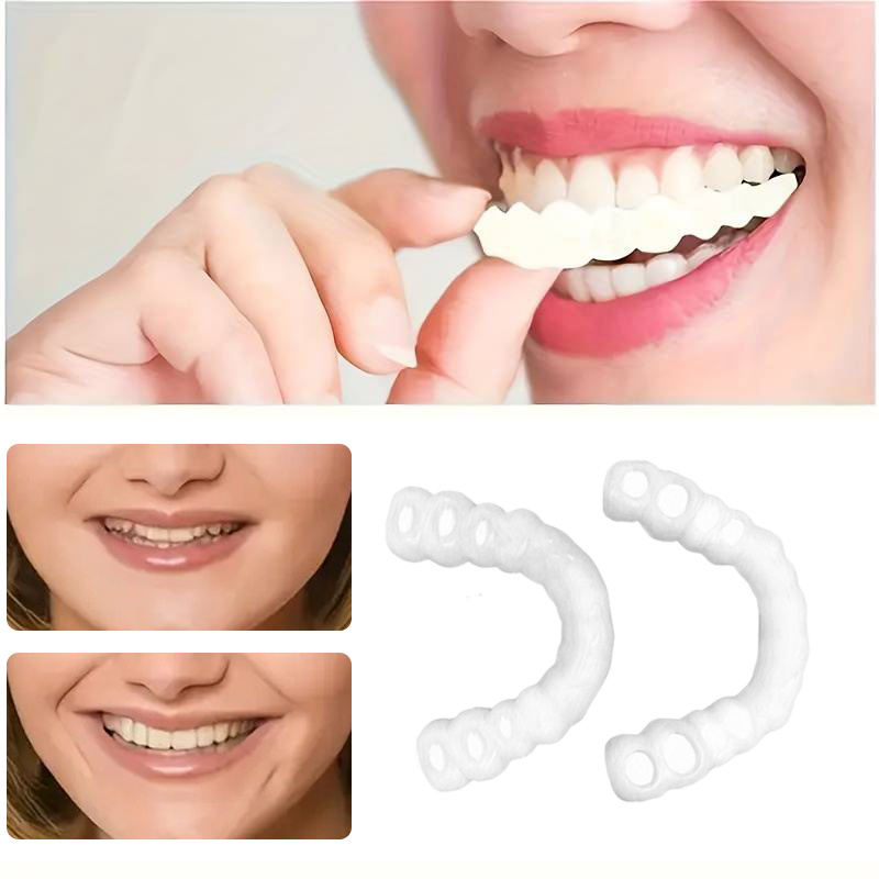 Teeth Whitening For Braces - Накладные зубные протезы On Smile: верхние