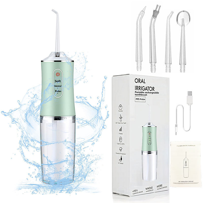Water Flosser Cordless - Профессиональная нить, портативная электрическая зубная щетка