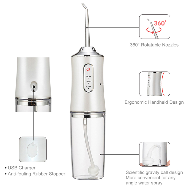 Ирригатор полости рта Аккумуля – обзор и цена Water Flosser Cordless