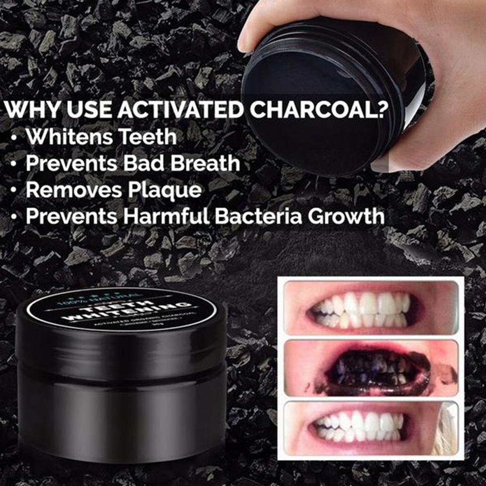 Натуральный органический порош – обзор и цена Teeth Whitening Activated Organic Charcoal