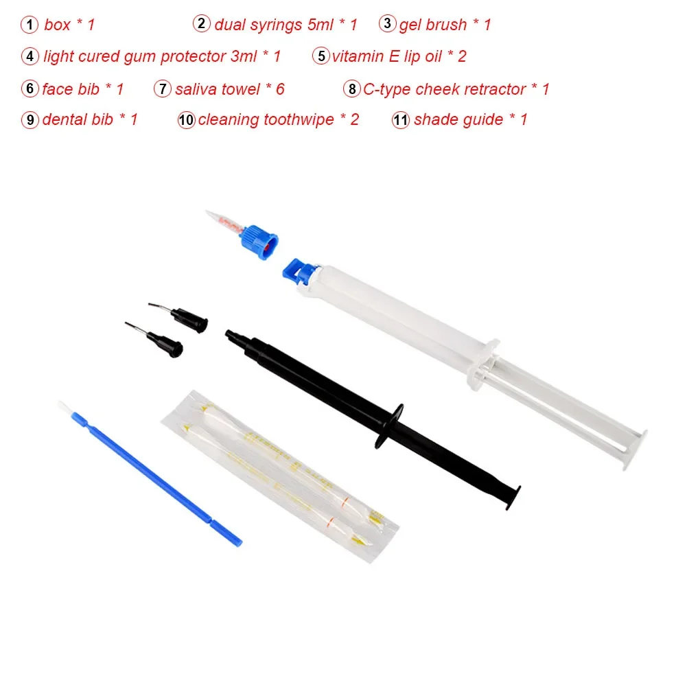 Набор для отбеливания зубов в  – обзор и цена Teeth Whitening Bleaching Kit