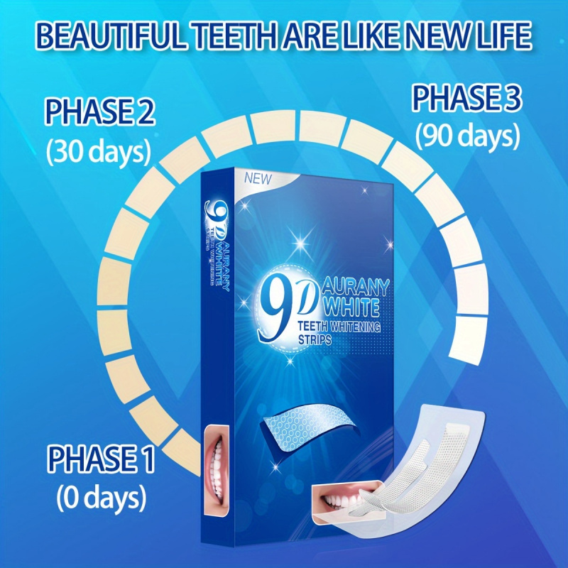 21 пара 9D белых полосок для о – обзор и цена Teeth Whitening Diy