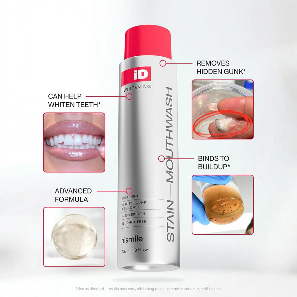 Ополаскиватель для рта Hismile – обзор и цена Teeth Whitening And Stain Removal