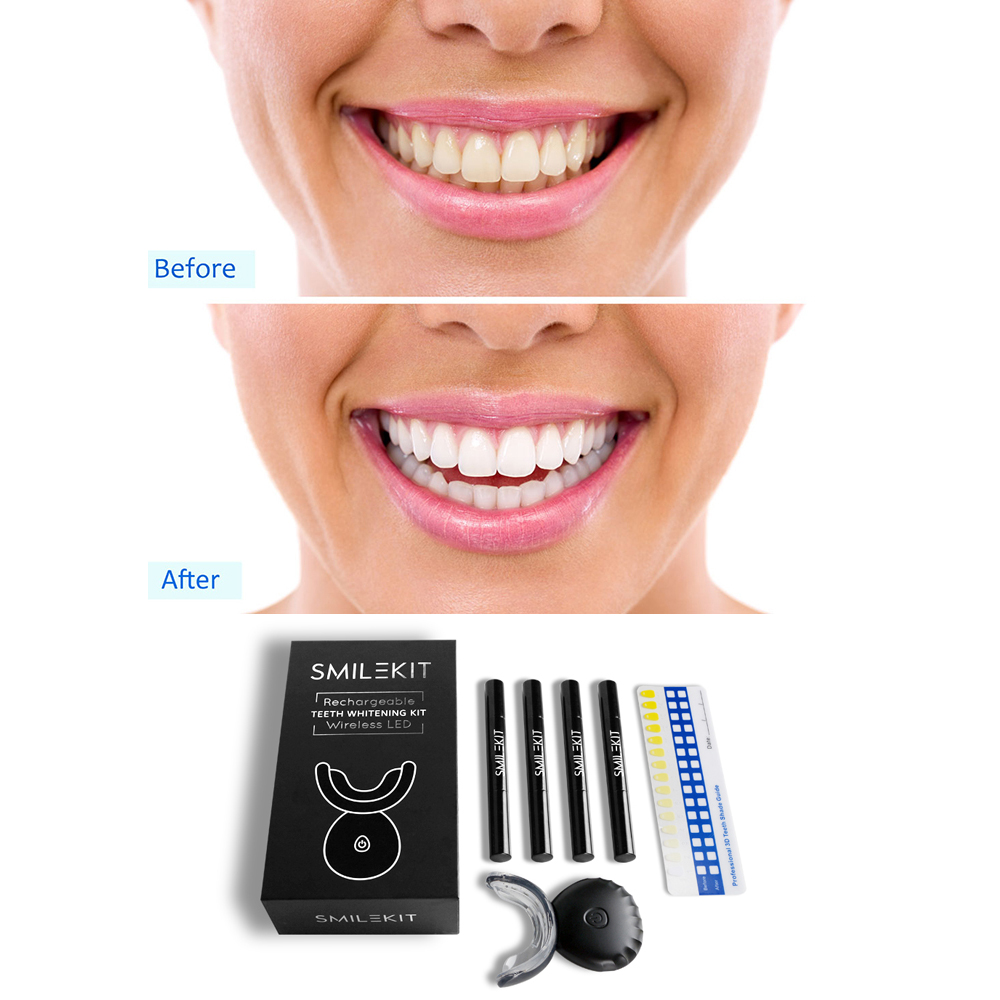 Новый электрический светодиодн – обзор и цена Teeth Whitening Bleaching Kit