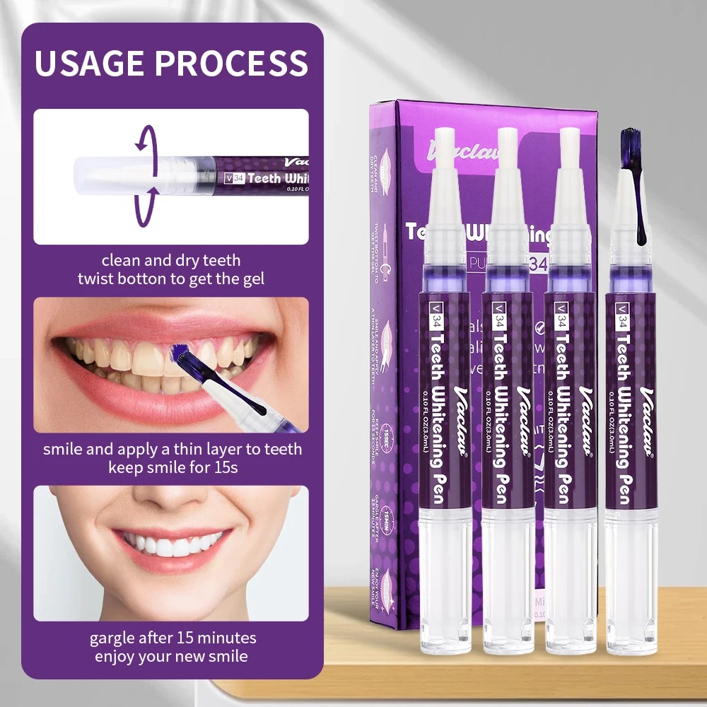 Vaclav V34 Фиолетовая гелевая  – обзор и цена Teeth Whitening Diy